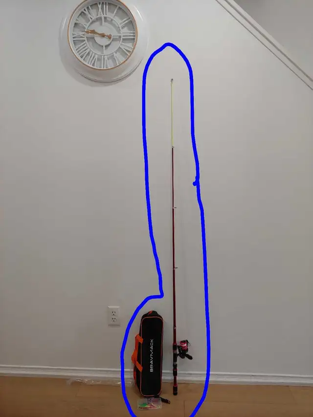 Fishing Rod Combo, NEW, Telescopic, Reel, Line, Lures, Bag in Other in Markham / York Region - Image 8