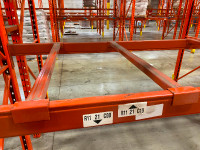 Used 41.5” pallet bars for 42” pallet racking. 1.5” cup