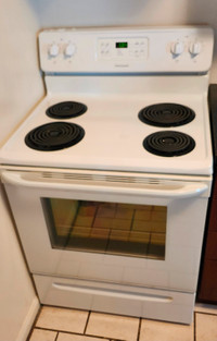 30" Electric stove and range hood for sale