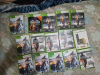 Battlefield games for xbox 360. $10 per game. See list