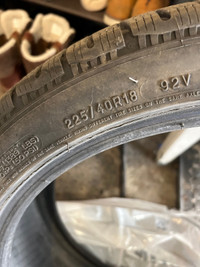 Winter tire 225 40 18 Michelin 