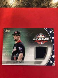2018 Topps Update Blake Snell All Star Jersey Card 