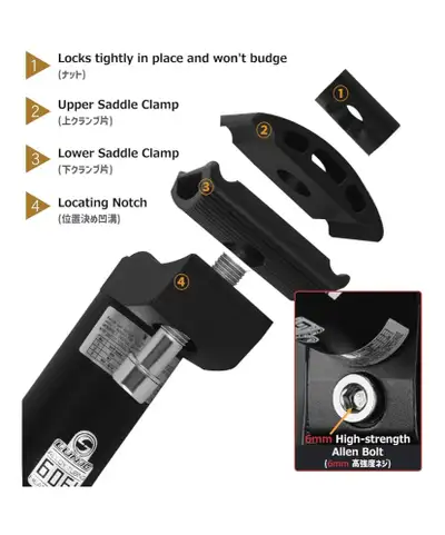 Azarxis Bike Seatpost, 25.4mm 27.2mm 28.6mm 30.4mm 30.8mm 31.6mm, View more