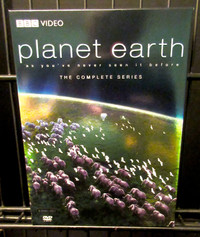 BBC PLANET EARTH Complete, 5 Disc DVD Boxed Set (2007) "As New"