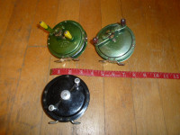 3 moulinets peche mouches vintage LM Dickson France Fly fishing