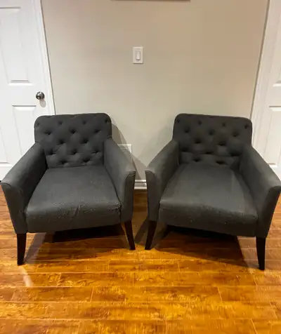 Grey Arm Chairs - West Elm Elton, View more