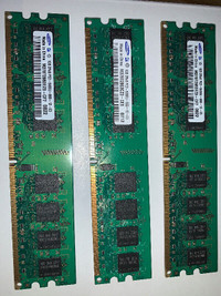 1GB 2Rx8 PC2-5300U-555-12-E3 PC2 RAM DESKTOP  M378T2953EZ3-CE6