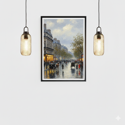 Set of 2 Pendant Light with Black Seeded Glass, View more