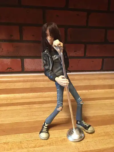 Toy Figure Collectable Joey RAMONE.Released Stronghold Group 2003.Joey is 12 inches in height and is...