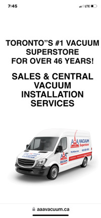 Vacuum sales and service 