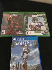 New Sealed XBox, XBox One and PS4 Game