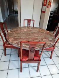 4 Traditional Chinese Rosewood Chairs