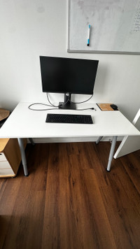 Adjustable height office desk