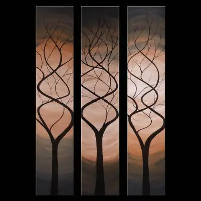 Reach Up 60"x30" Original Art Hand-Painted Tree Painting, View more