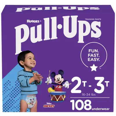 Pull ups 2-3T boys 108 pieces , View more