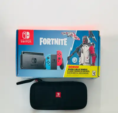 Nintendo Switch V1 UNPATCHED HAC-001 - Fortnite Edition Box, View more