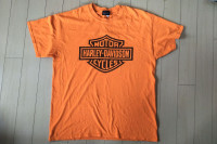 Harley Davidson Orange Seacoast T-Shirt size L