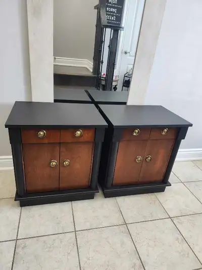 ***Pair of Refinished Vintage Nightstands***REDUCED***, View more