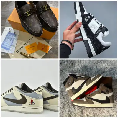 Designer & hype shoes! Louis Vuitton, Travis Scott etc, View more