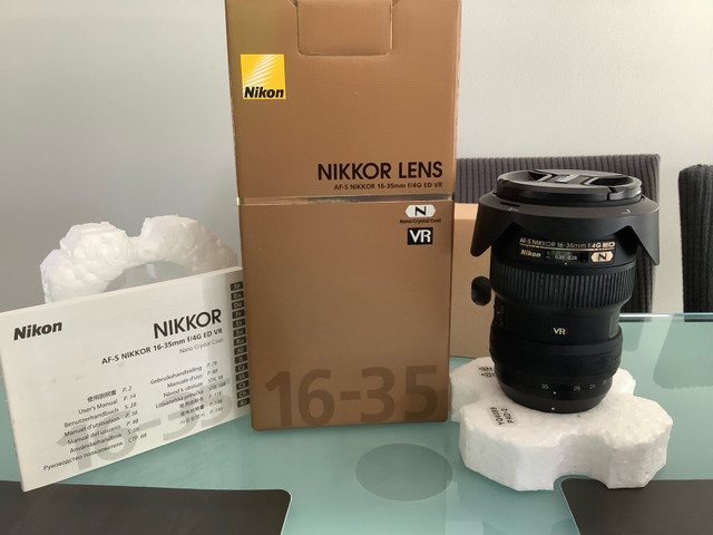 Lentille Nikon 16-35 mm F/4G dans Appareils photo et caméras  à Longueuil/Rive Sud