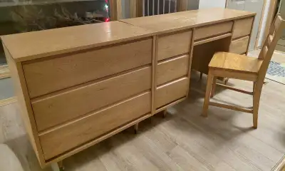 Solid Wood Desk & Dresser Set, View more