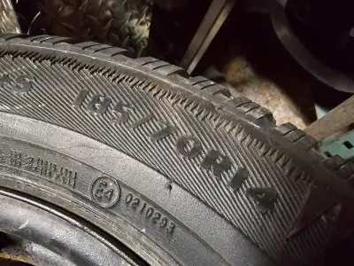 Arctic Claw Winter Txi 185/70R14. 1/4" tread depth. With rims. 4 bolt pattern, 4 1/2". 1/4" $150