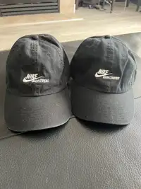2 Nike caps