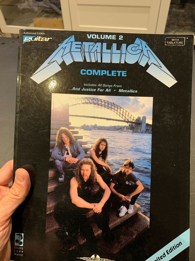 Metallica livre de partitions - transcriptions de guitares  dans Guitares  à Laval/Rive Nord