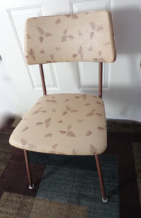 Vintage padded chair (early 1960s) IDEAL - made in Winnipeg - ex