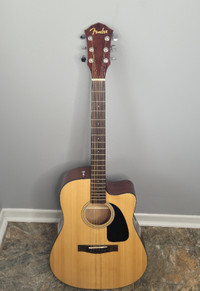 Fender Acoustic / Electric Guitar with Case - Great Condition