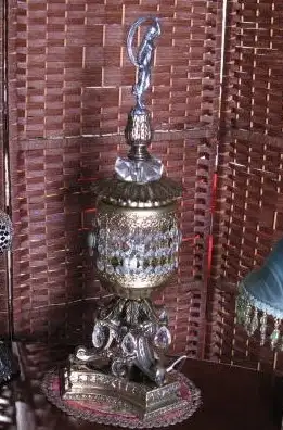 Vintage Lamp  (Crystal Waterfall), View more