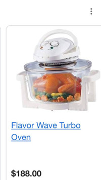 Brand new Flavor wave oven . Parts countertop convection oven
