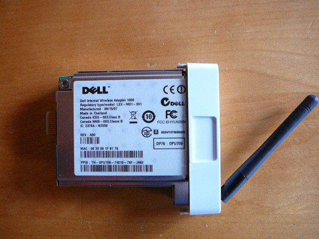 DELL Lex M01-001 adaptateur d imprimante sans fil DELL 1000 dans Réseaux  à Lévis