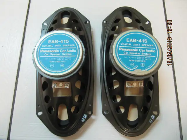 ClassicPanasonic EAB-415 Direct Sound 4x10 Car Speakers 1970-80s in Arts & Collectibles in Mississauga / Peel Region - Image 6