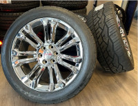 G45. 2024 GMC Yukon Sierra Denali rims and Nitto all-season tire