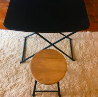 Adjustable Indoor/Outdoor Plastic & Metal Folding Table