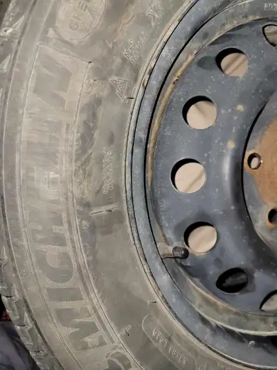 Good condition winter tires like new on rims