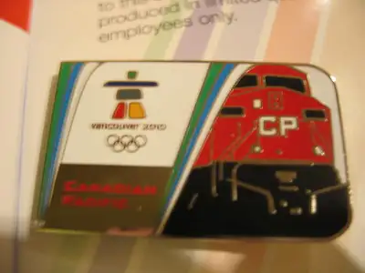 CP RAIL Vancouver 2010 Winter Olympic Collector Pin - Olympics, View more