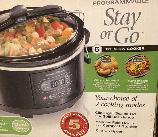 Slow Cooker, Hamilton Breach, Programmable Crockpot, New in Microwaves & Cookers in Kingston