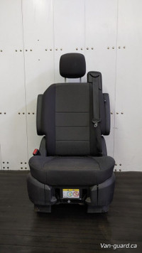 Swivel Seat for RVs W/ Base - Black Cloth