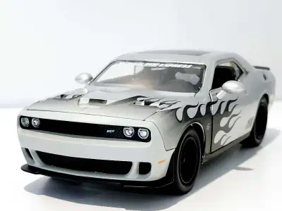 2015 Dodge Challenger SRT Hellcat Jada 1:24 diecast model , View more