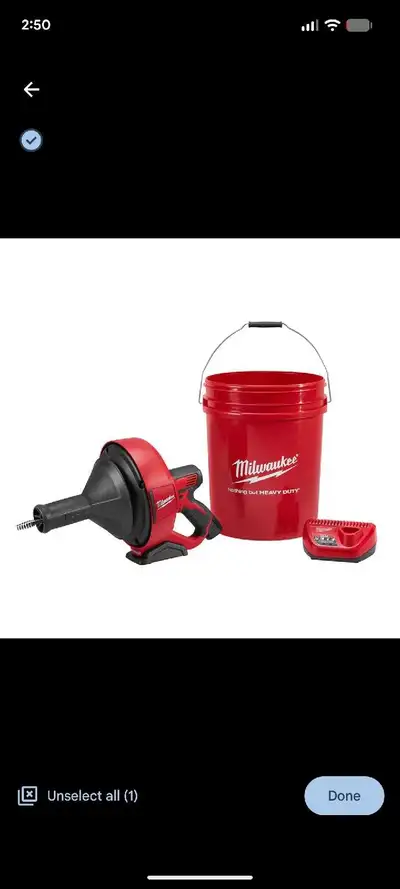 Milwaukee auger , View more