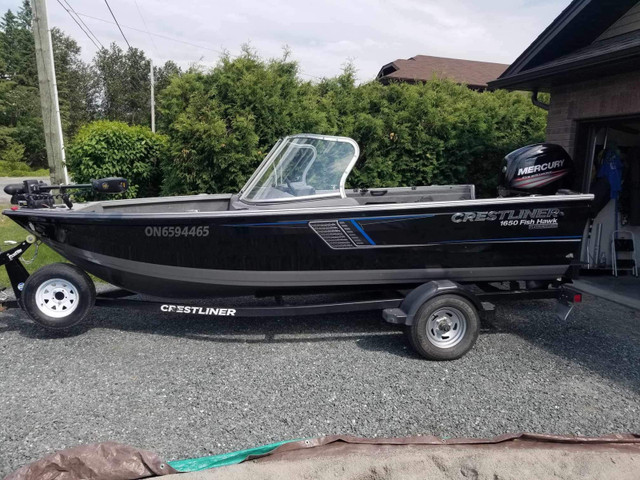 2017 Crestliner 1650 Fish Hawk in Powerboats & Motorboats in Sudbury