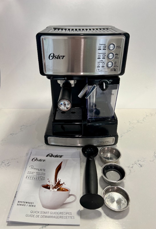 Oster SemiAutomatic Prima Latte Espresso & Cappuccino Maker Coffee