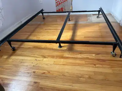 Bed frame steel adjustable size, View more