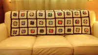 Afghan - Handmade Crocheted 3D Florets