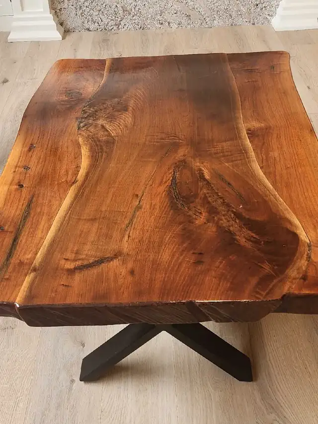 Set of Live Edge Black Walnut Coffee Tables - Quality Heavy62863278366210124