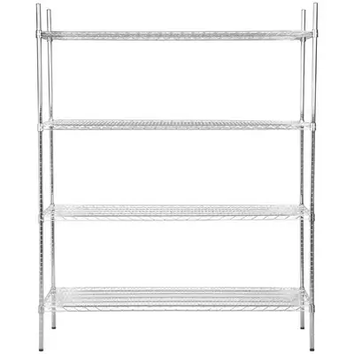 BRAND NEW Wire Shelving Kits - Black Epoxy & Chrome Finishes62863279395458122