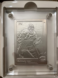 Patrick Roy Silver Minted Rookie Card with Autograph
