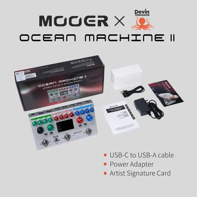 MOOER Ocean Machine II Dual Delay, Reverb and Looper Pedal in Amps & Pedals in City of Toronto - Image 6